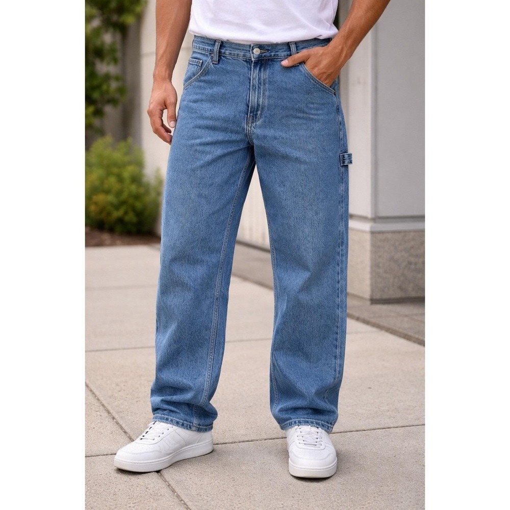 Vintage Levis Carpenter Jeans Men 34x34 Loose Straight Baggy Skater Y2K Workwear